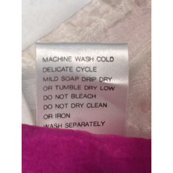 VTG 1980s BOLD SPIRIT Womens SMALL Jewel Tone Nylon Zip-Up Windbreaker JACKET - Picture 10 of 10